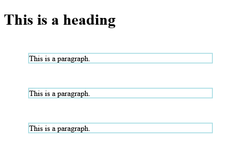 Full Example of HTML CSS Margin