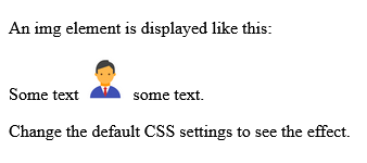 How to set Default CSS Settings for HTML <img> Tag