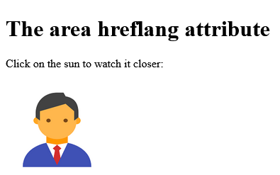 How to add HTML <area> hreflang Attribute