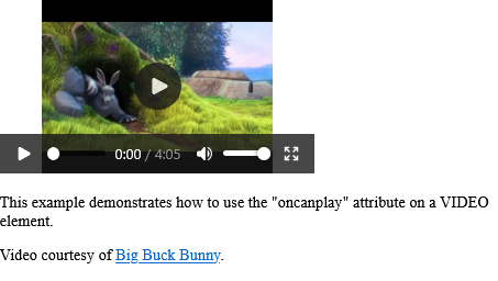 How to Run "myFunction" when the video is ready to start playing
