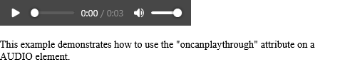 How to Run "myFunction" when the audio is ready to start playing - Audio Example