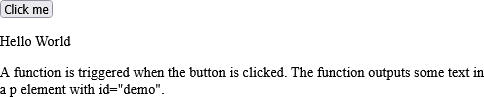 How to Execute a JavaScript when a button is clicked