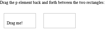 How to Execute a JavaScript when the user has finished dragging a <p> element