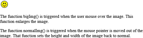 How to Execute a JavaScript when moving the mouse pointer out of an image - HTML onmouseout Attribute