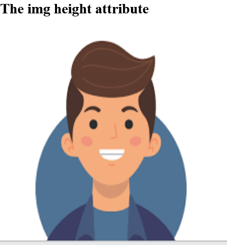 How to add An image with a height and a width of 42 pixels - HTML width Attribute