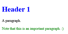 How to Use of the class attribute in an HTML document - 