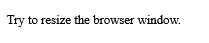 Example of HTML onresize Event Attribute