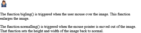 Example of HTML onmouseover Event Attribute