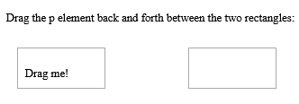 Example of HTML ondragenter Event Attribute