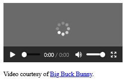 How to alert that the video is starting to load