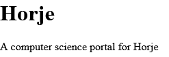 Example of HTML Page Structure