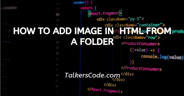 How to create HTML Images in Another Folder