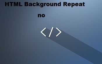 How to create HTML Background with no Repeat