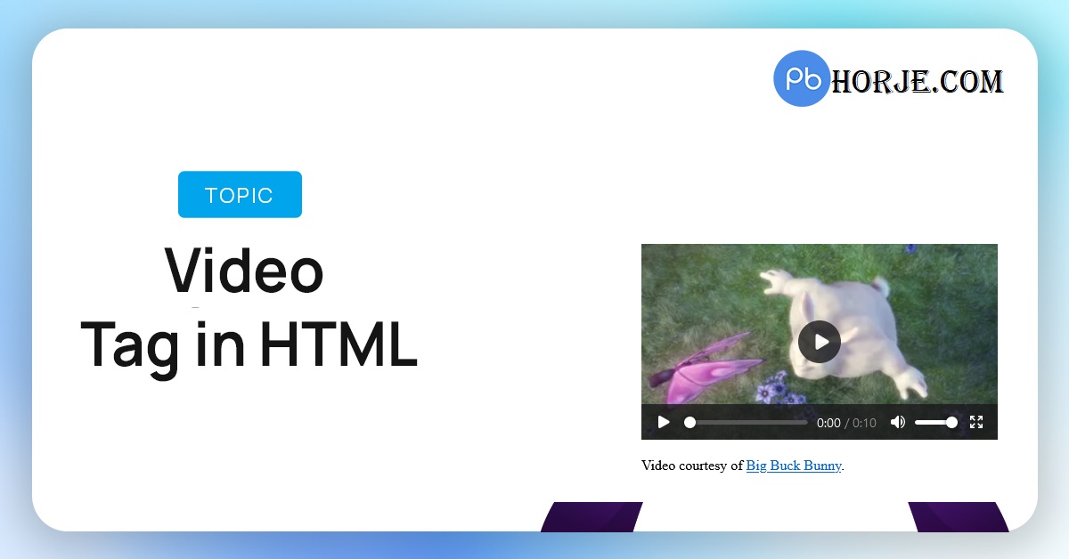 What is HTML Video