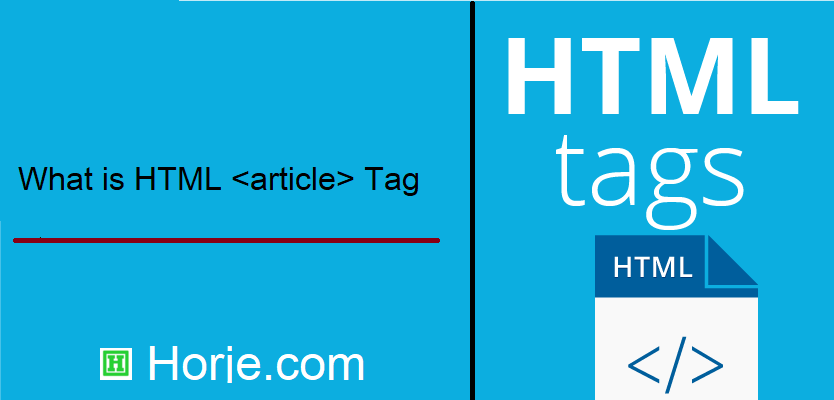 What is HTML <article> Tag