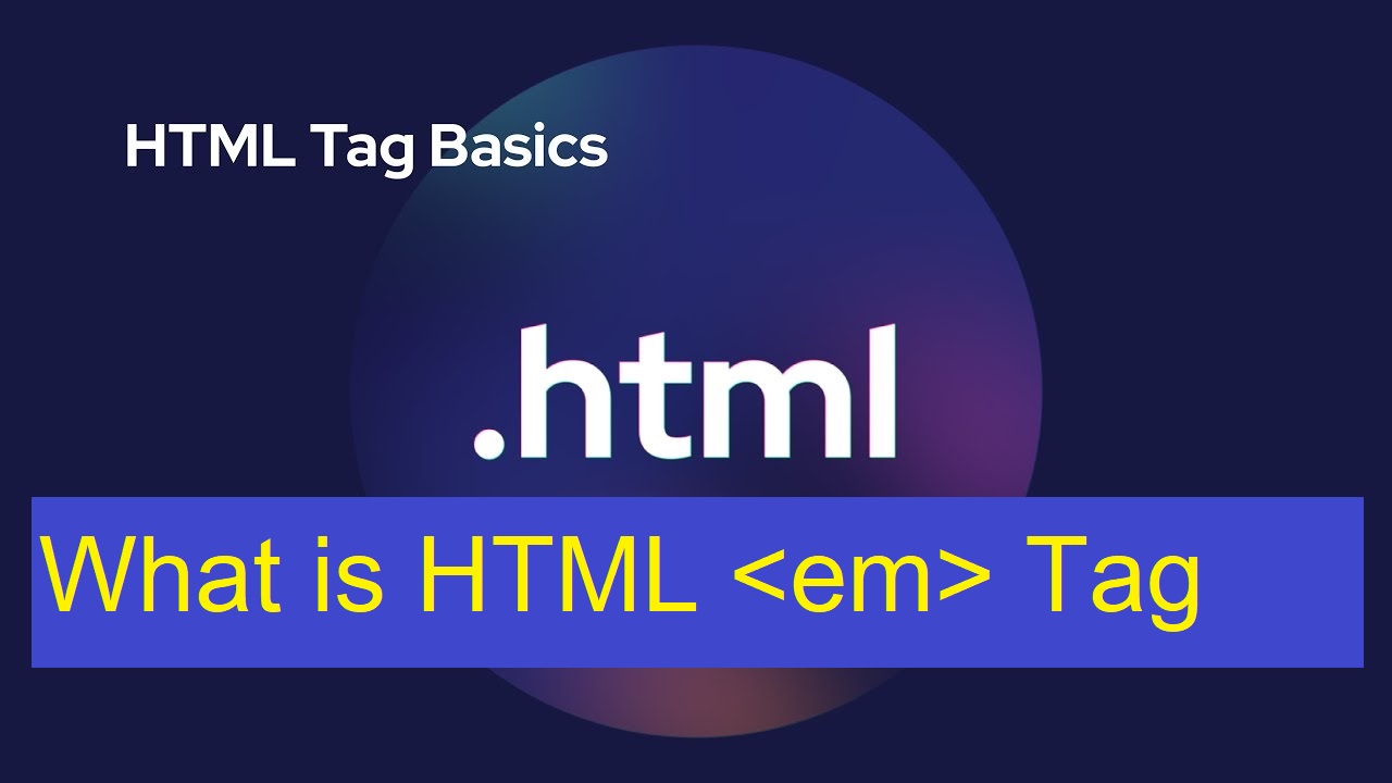 What is HTML <em> Tag