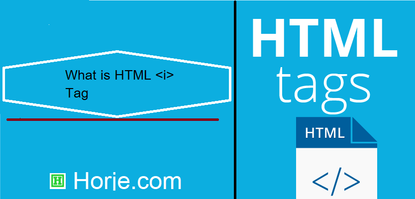 What is HTML <i> Tag