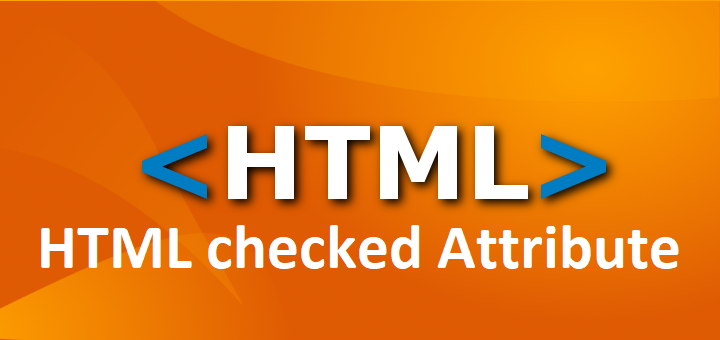 What is HTML checked Attribute