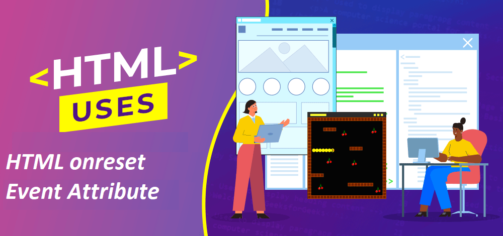 What is HTML onreset Event Attribute