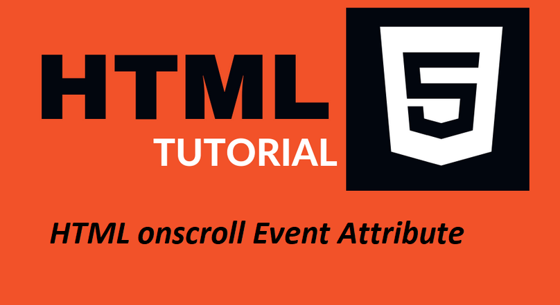 HTML onscroll Event Attribute
