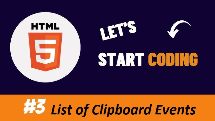 List of Clipboard Events Attribute