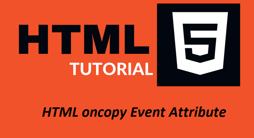 HTML oncopy Event Attribute