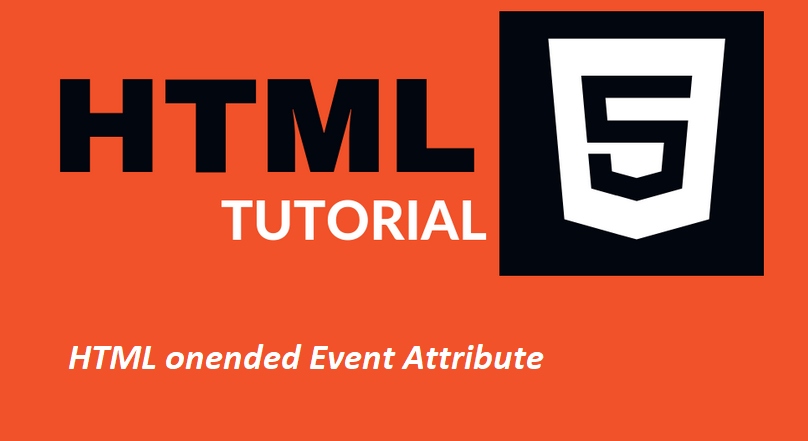 HTML onended Event Attribute