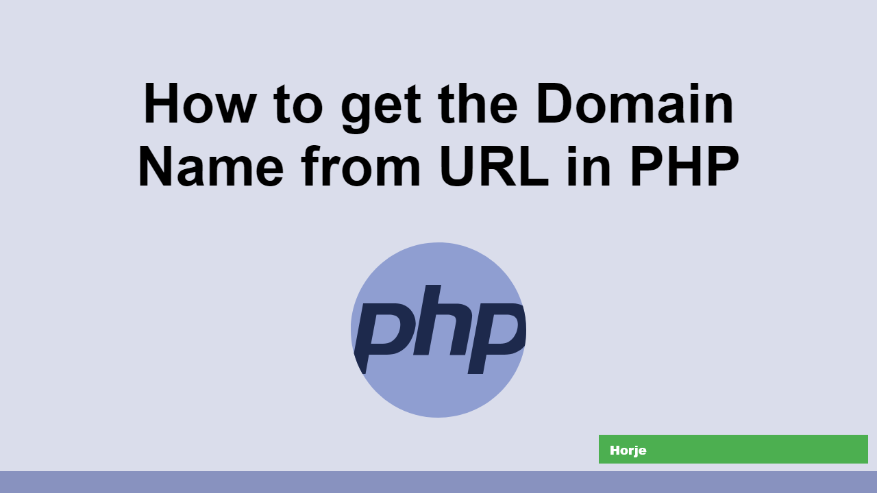 How to extract name only from a domain